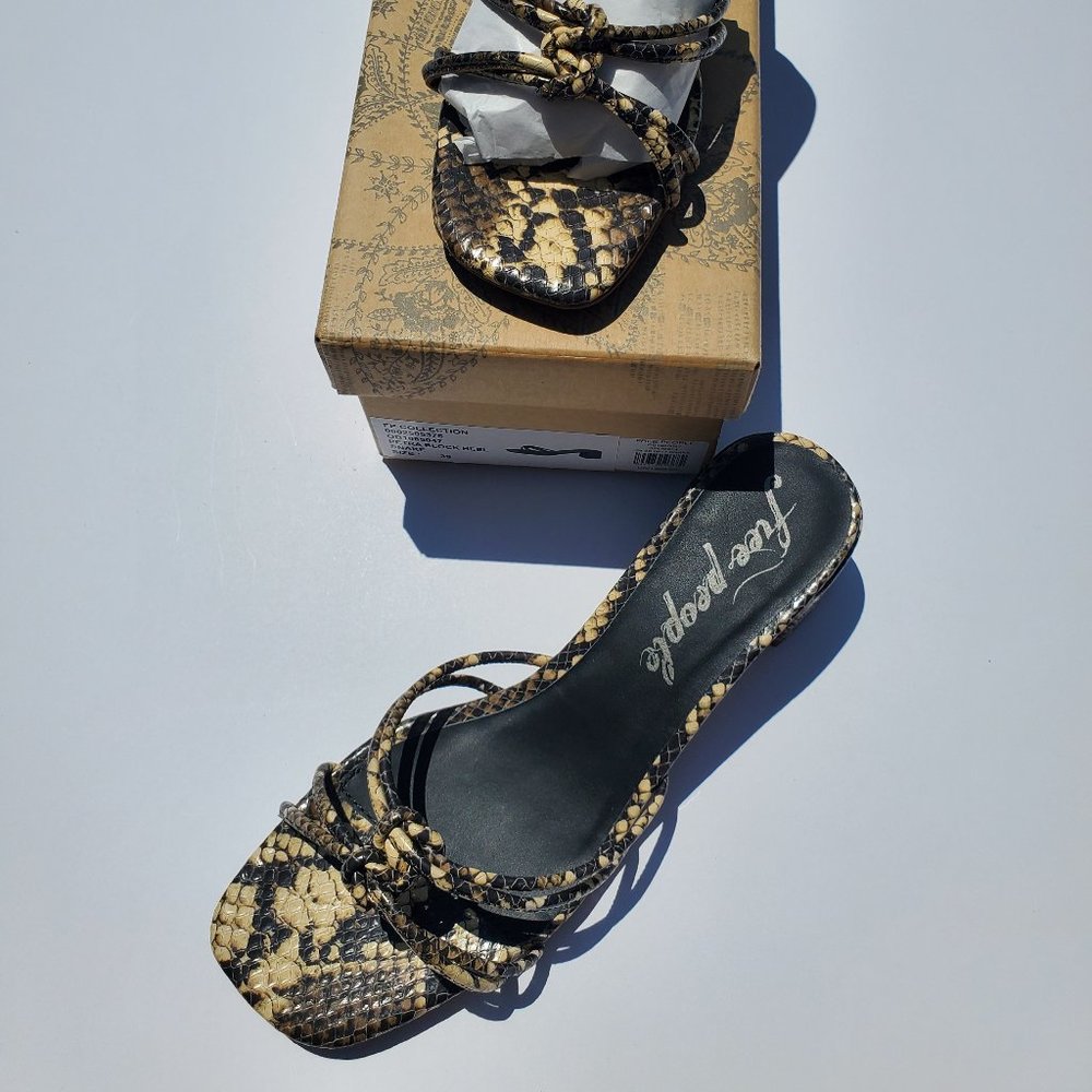Free People Petra Block Heel Sandal NIB